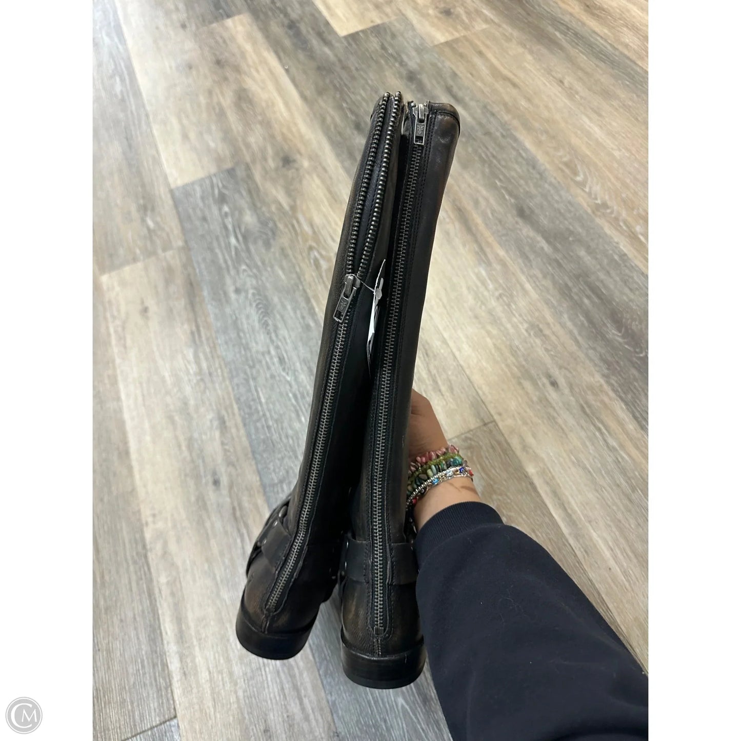 Boots Designer By Frye In Brown, Size: 7