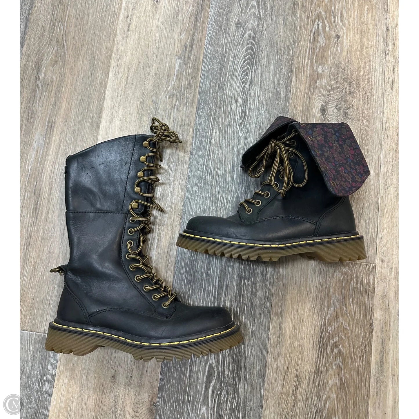 Boots Combat By Dr Martens In Black, Size: 6