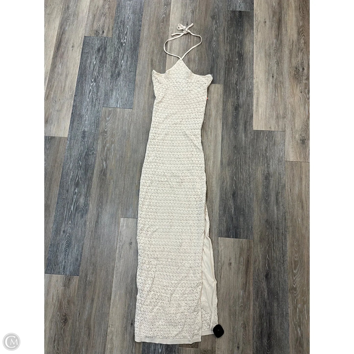 Dress Casual Maxi By Emprada In Cream, Size: L
