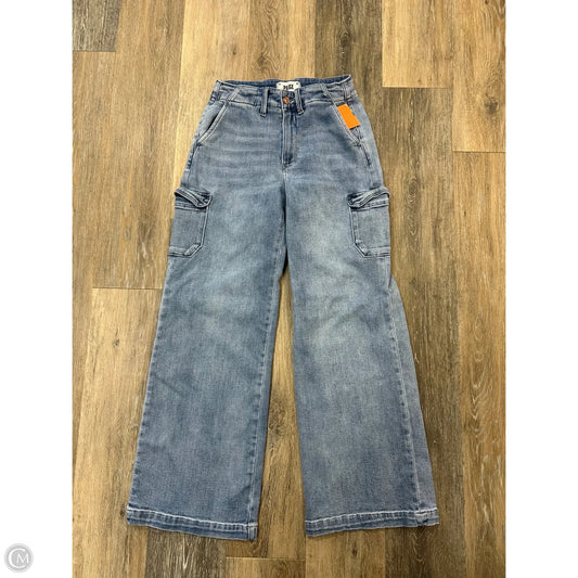 Jeans Wide Leg By Paige In Blue Denim, Size: 0
