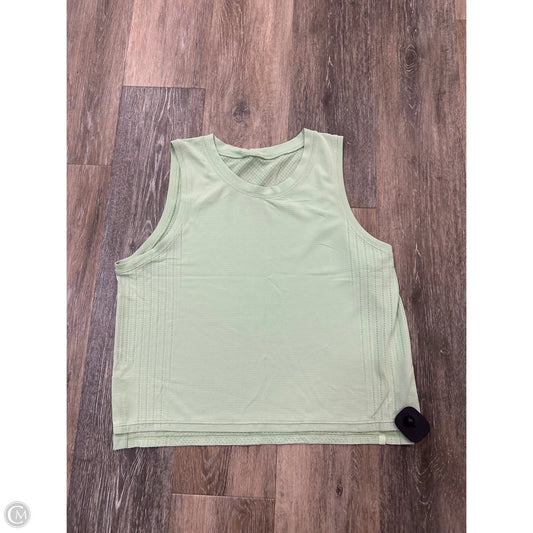-Athletic Tank Top By Lululemon In Green, Size: 8