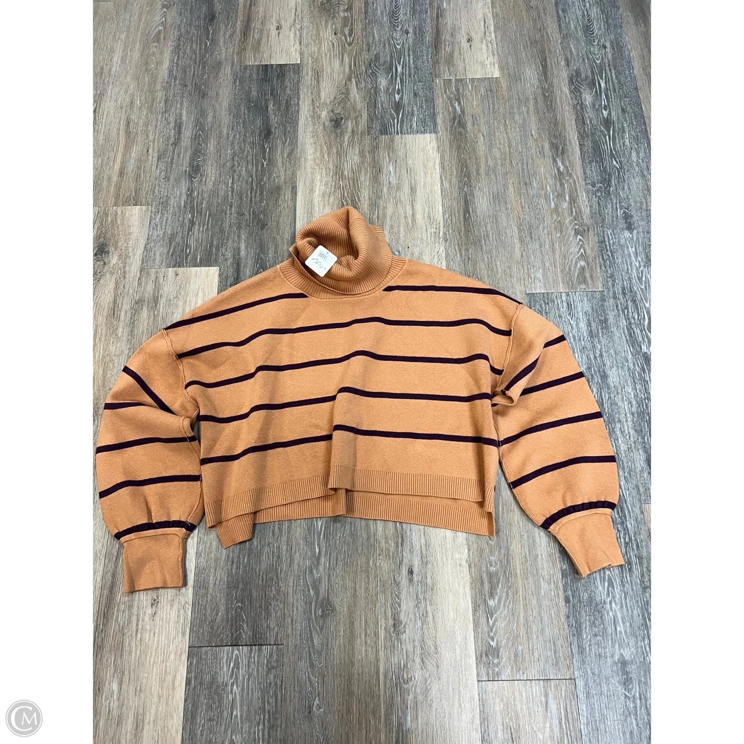 Sweater By Free People In Striped Pattern, Size: S