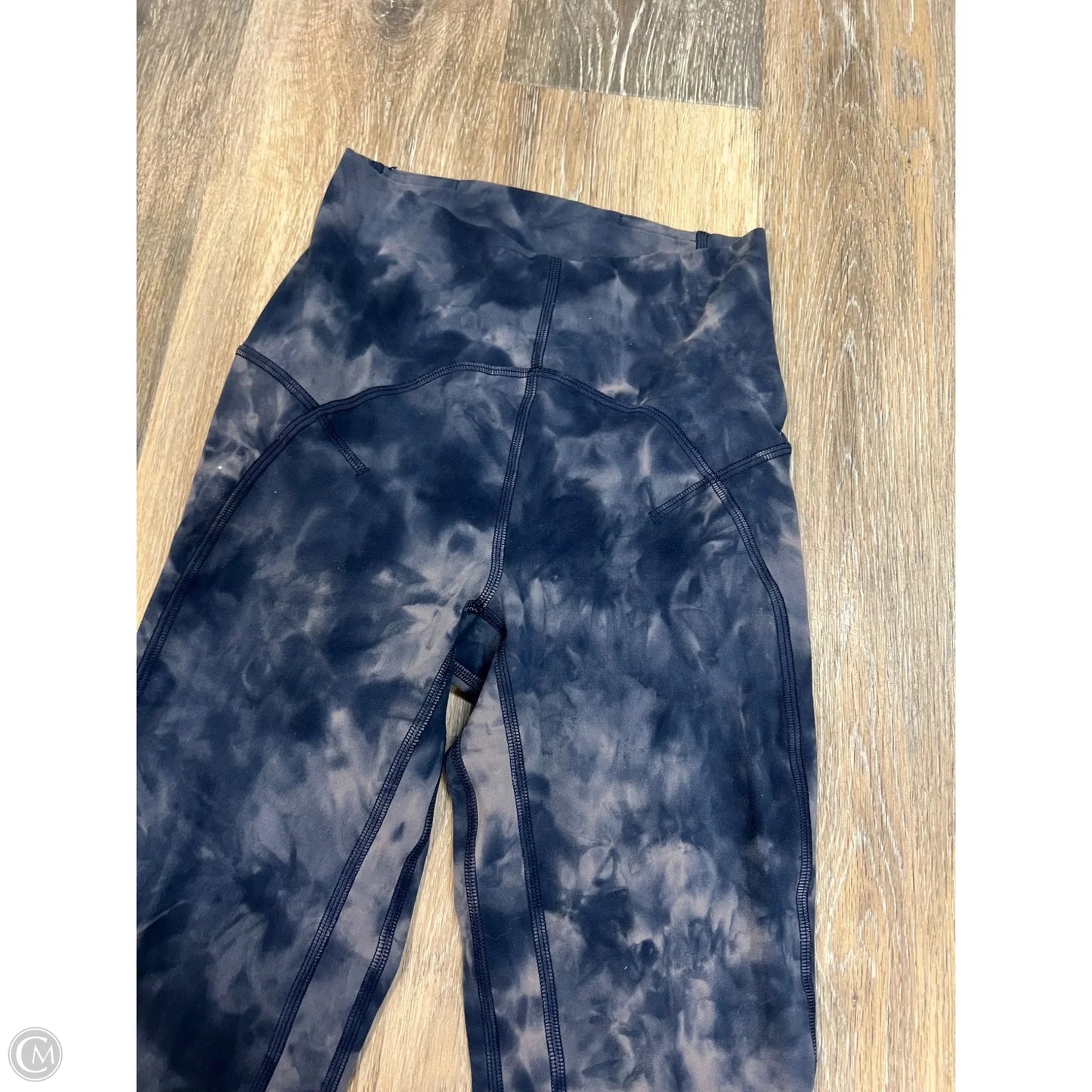 Athletic Leggings By Lululemon In Tie Dye Print, Size: 2