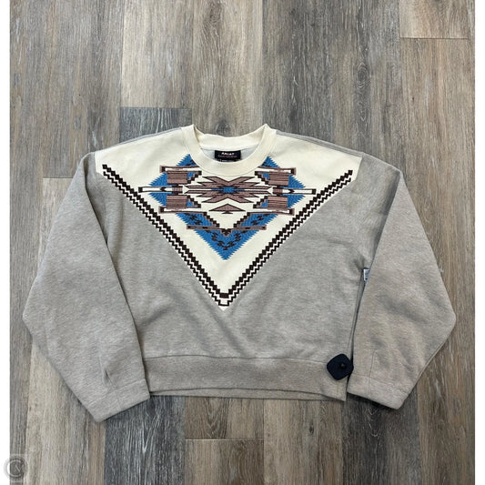 Sweatshirt Crewneck By Ariat In Brown, Size: L