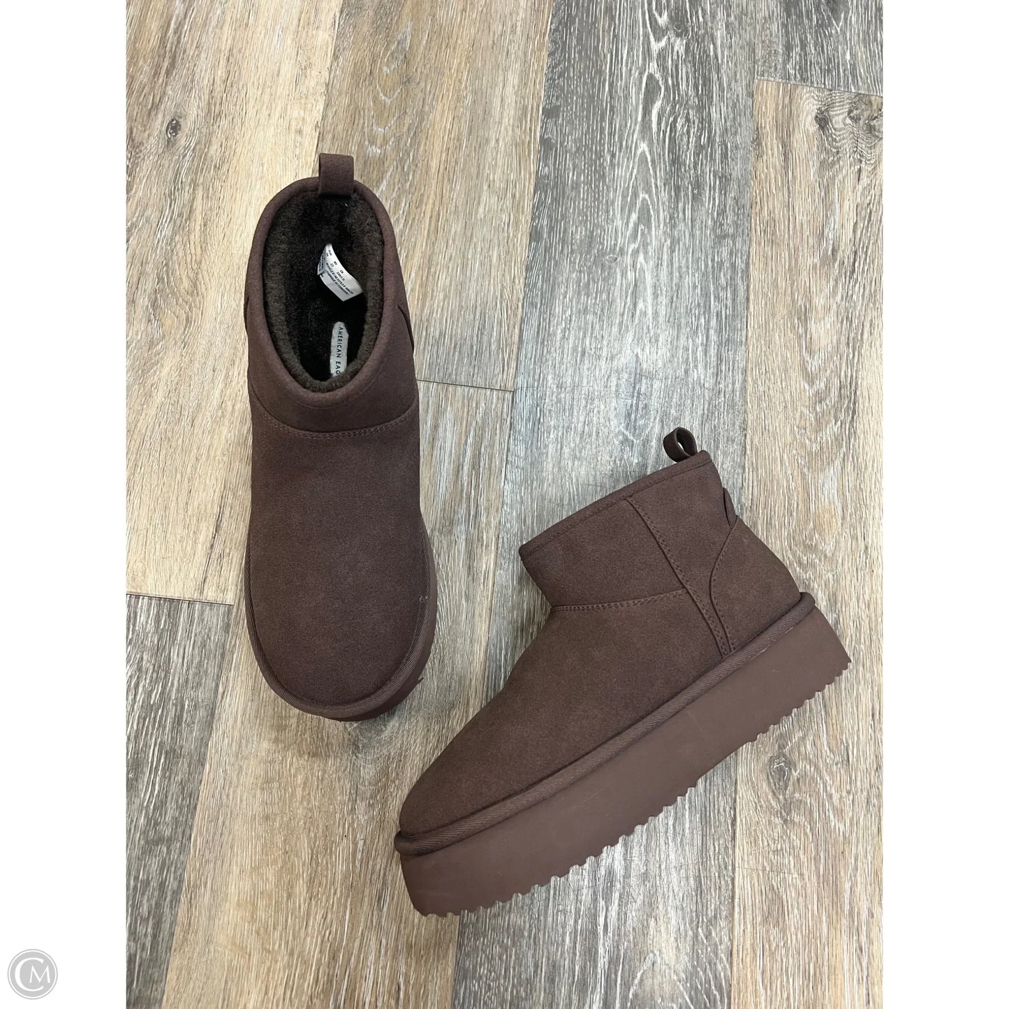 Boots Snow By American Eagle In Brown, Size: 6