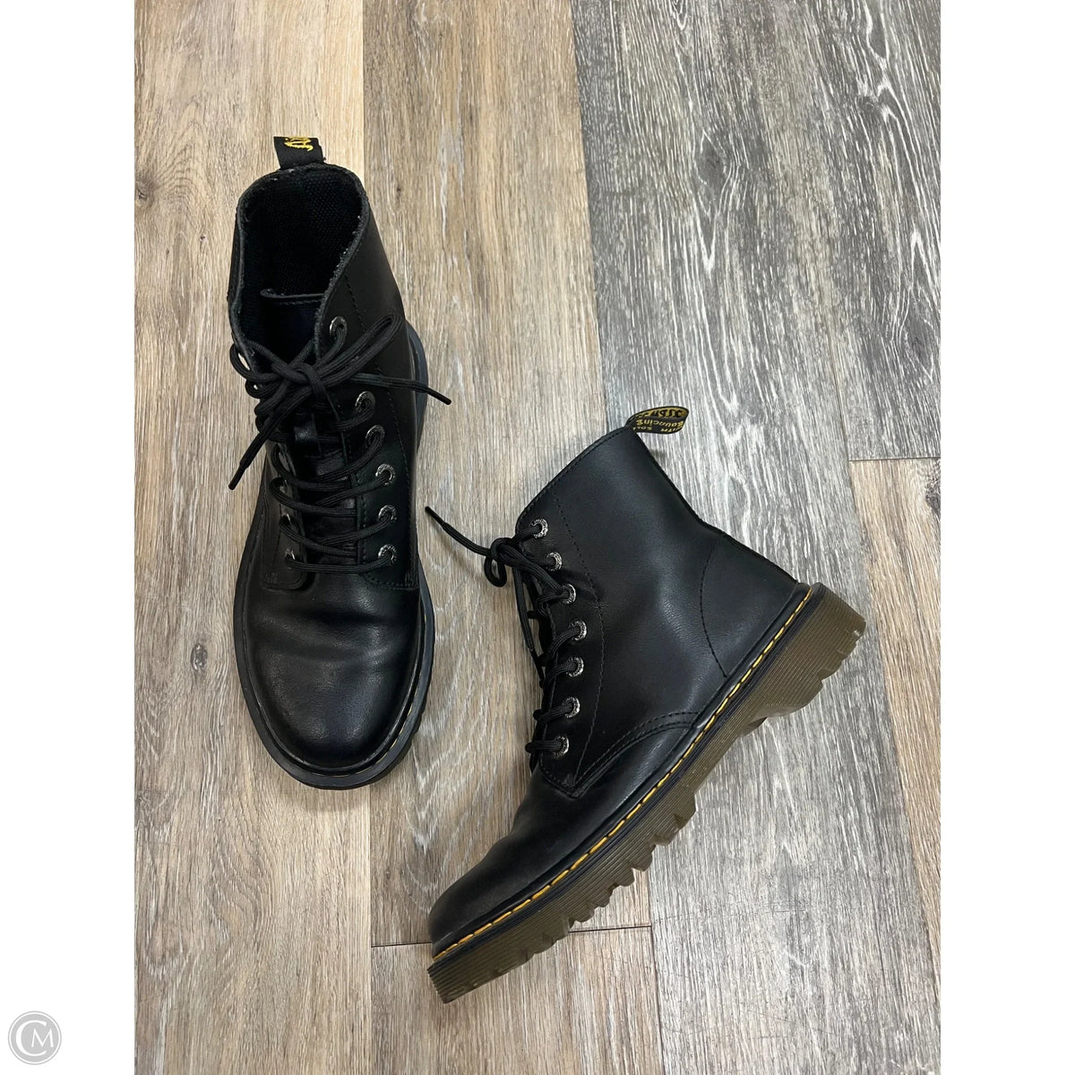 Boots Combat By Dr Martens In Black, Size: 8