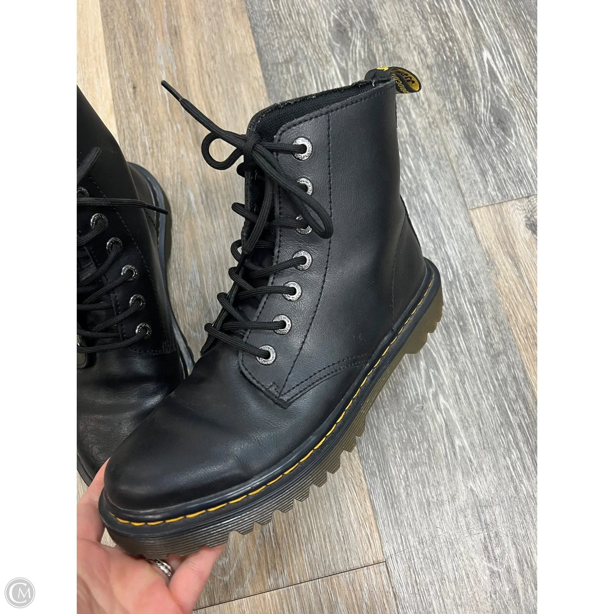 Boots Combat By Dr Martens In Black, Size: 8