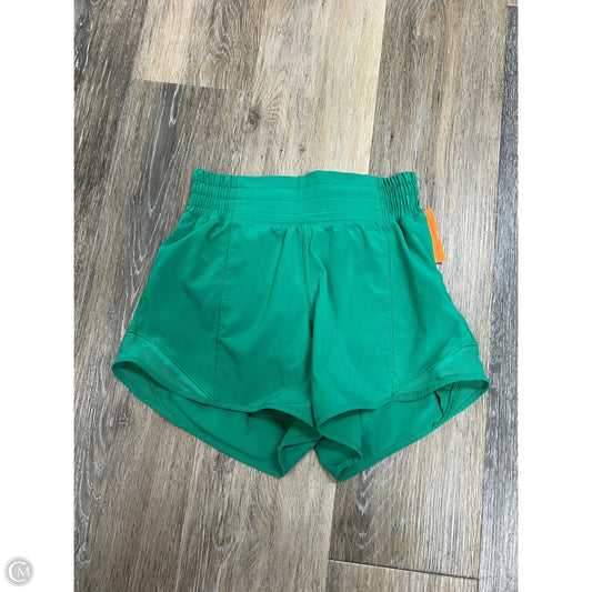 Athletic Shorts By Lululemon In Green, Size: 0