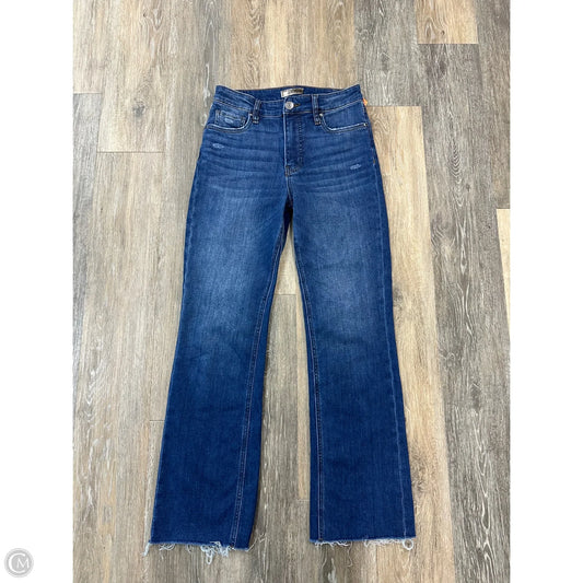 Jeans Wide Leg By Kut In Blue Denim, Size: 0