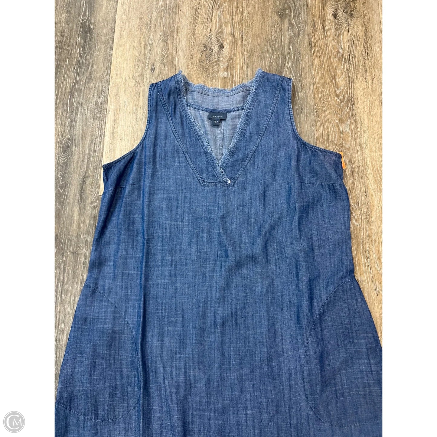 Dress Casual Maxi By J. Jill In Blue Denim, Size: S