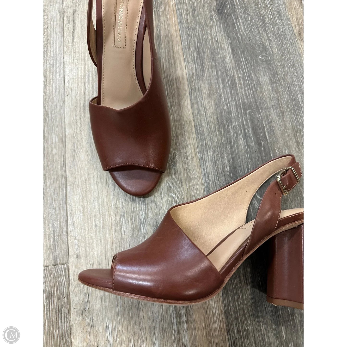 Shoes Heels Block By Antonio Melani In Brown, Size: 6.5