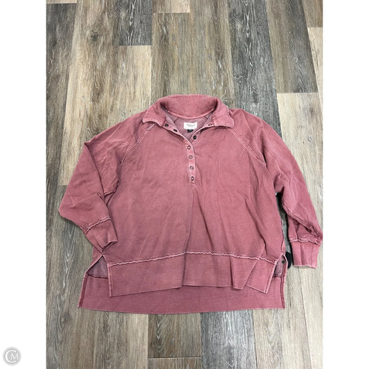 Sweatshirt Collar By American Eagle In Pink, Size: S