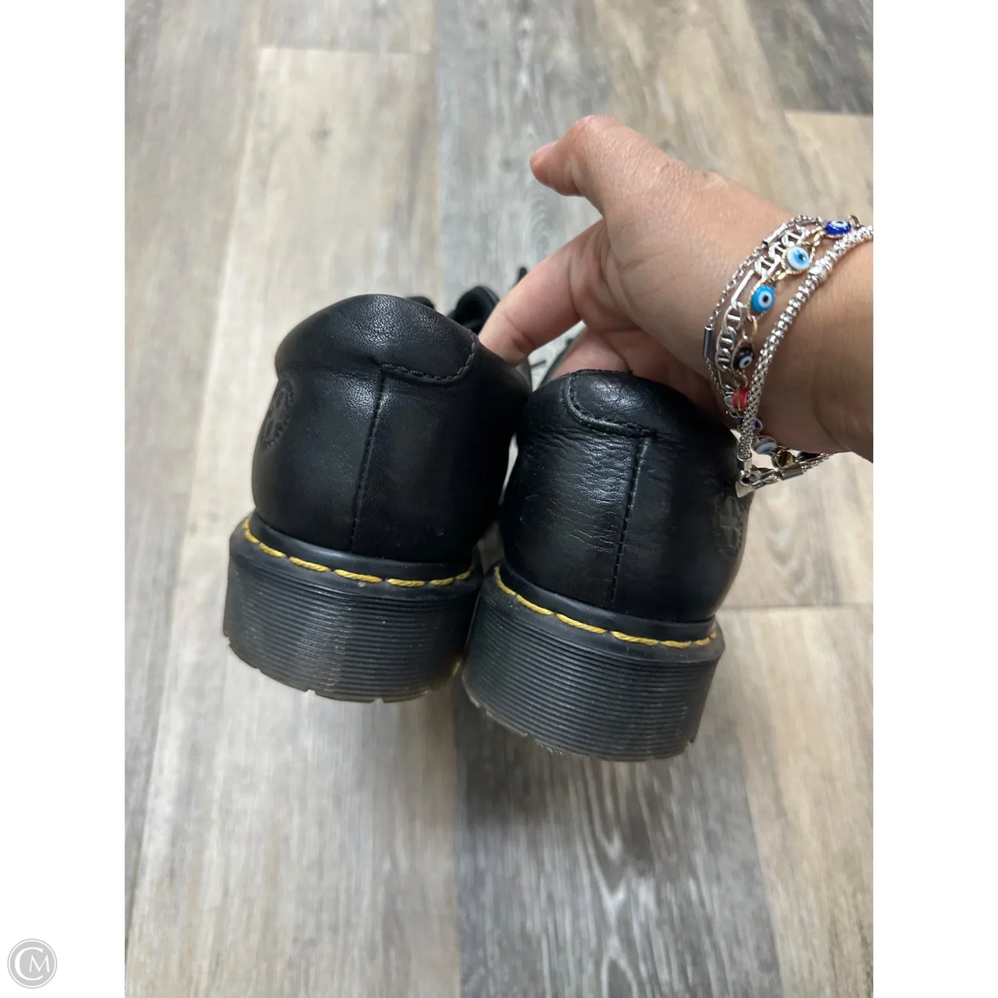 Shoes Flats By Dr Martens In Black, Size: 9