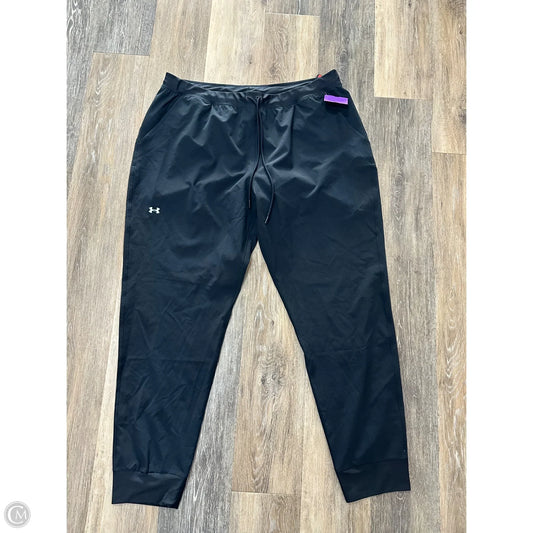 Athletic Pants By Under Armour In Black, Size: Xxl