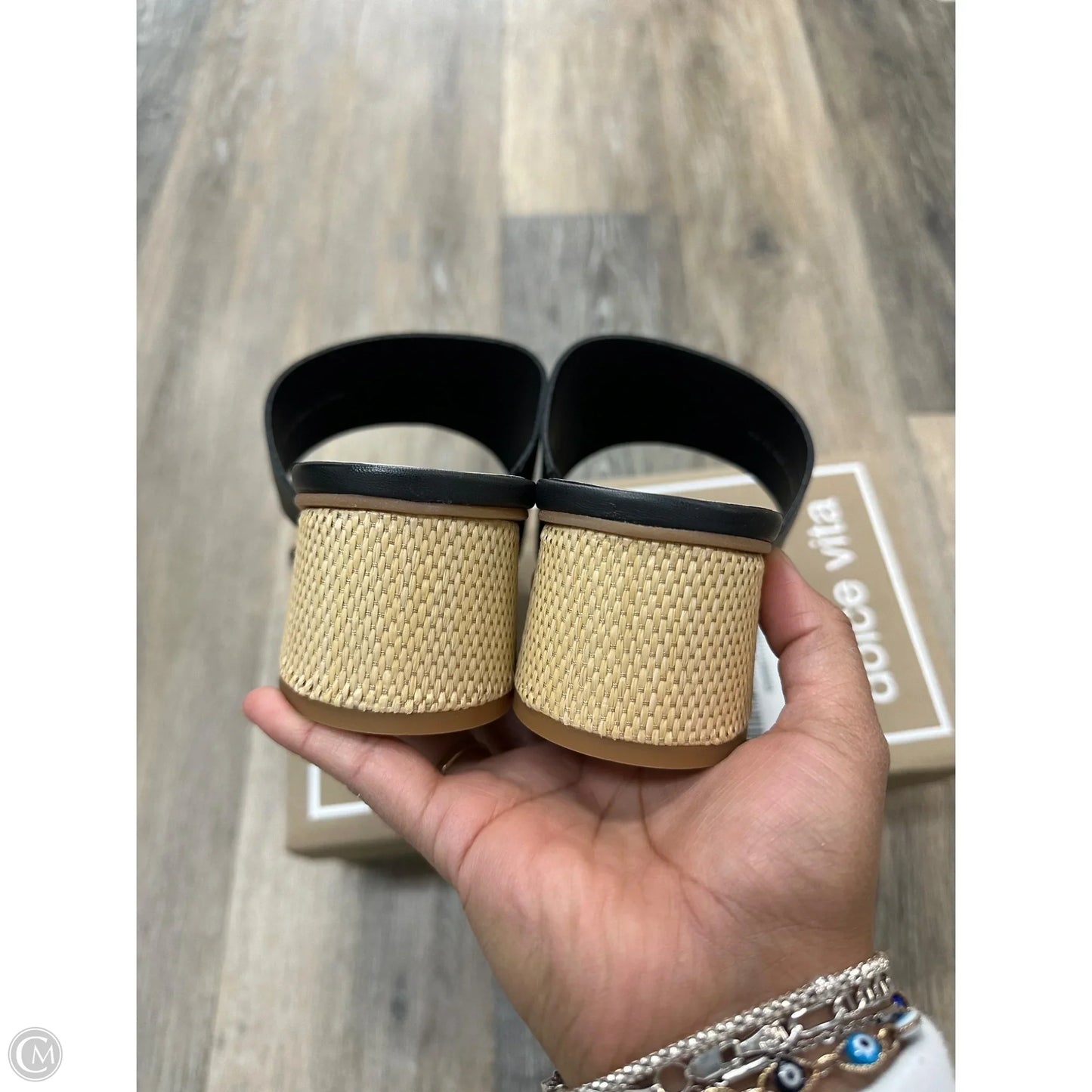Sandals Heels Block By Dolce Vita In Black, Size: 9.5