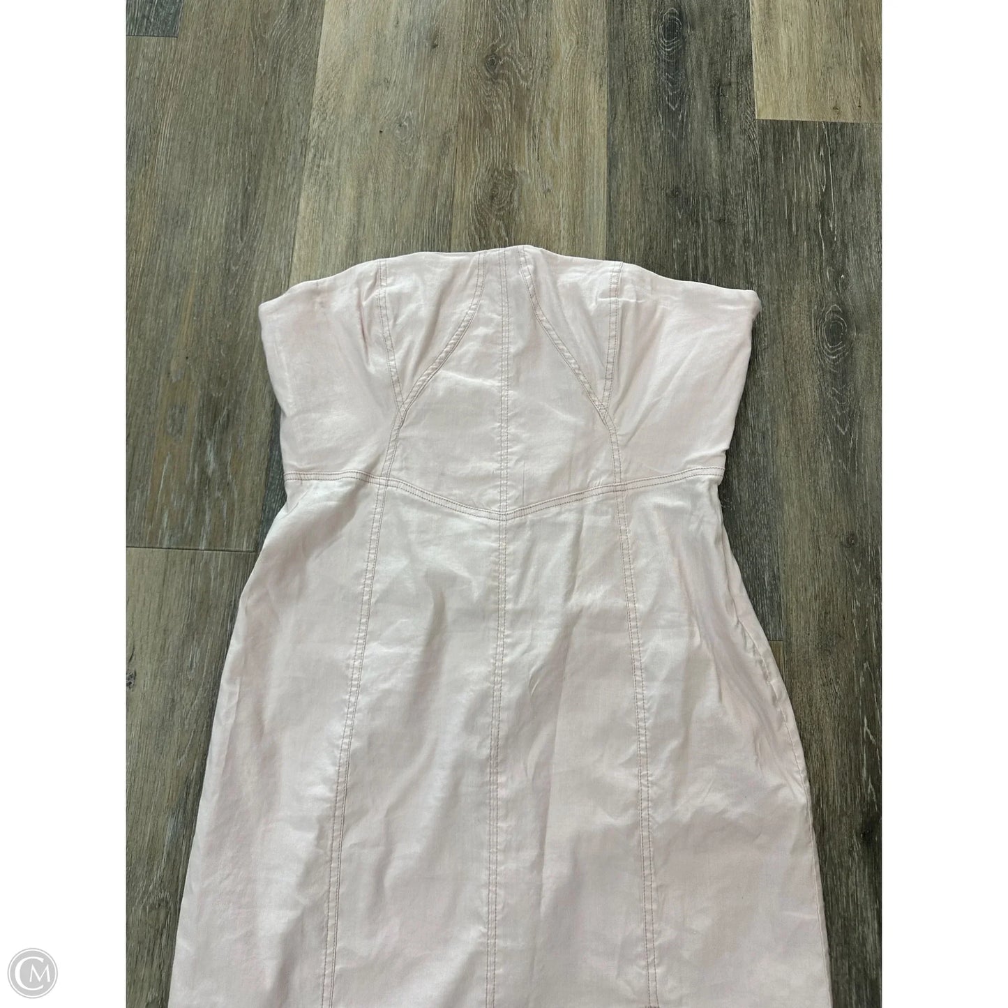 Dress Casual Midi By Anthropologie In Pink, Size: L
