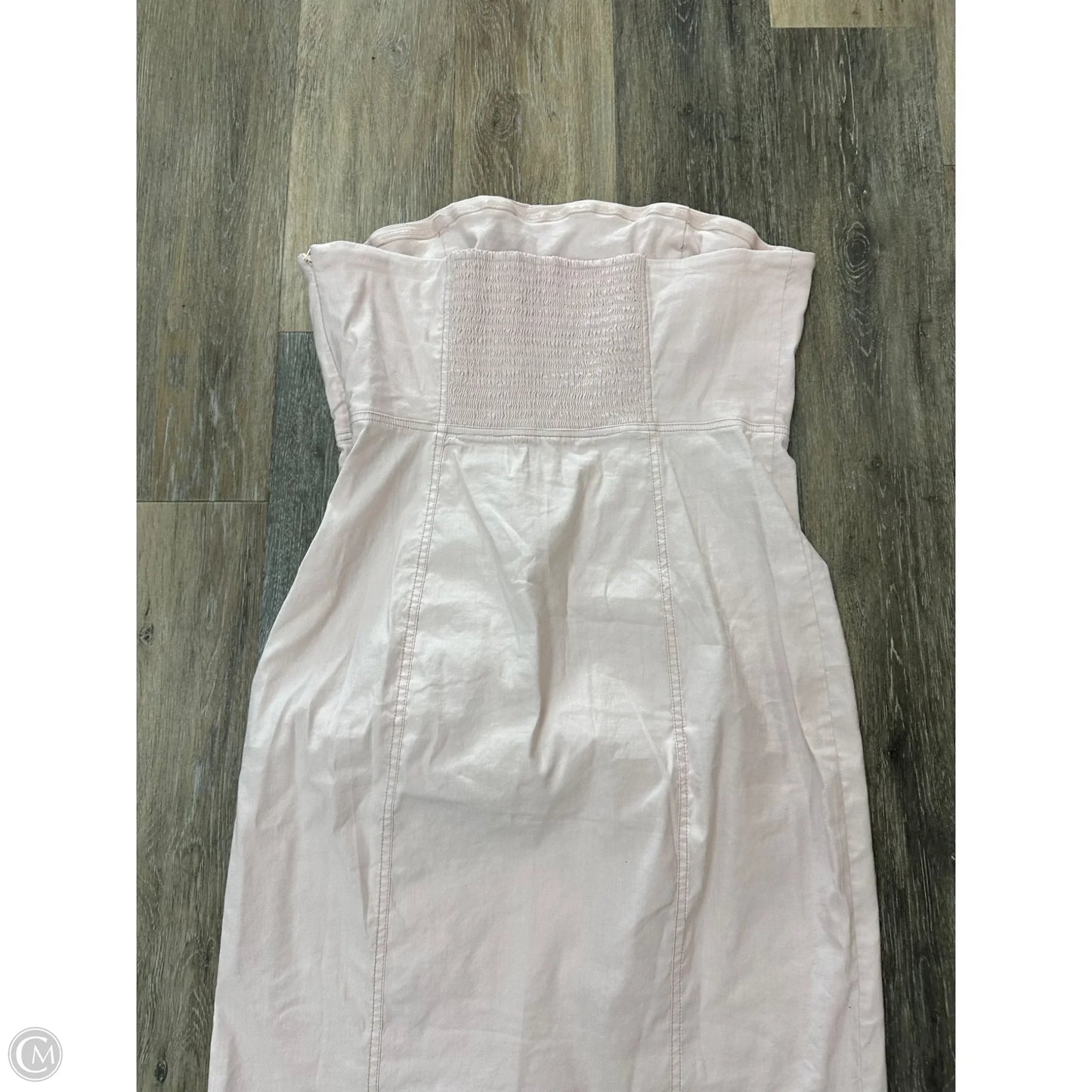 Dress Casual Midi By Anthropologie In Pink, Size: L