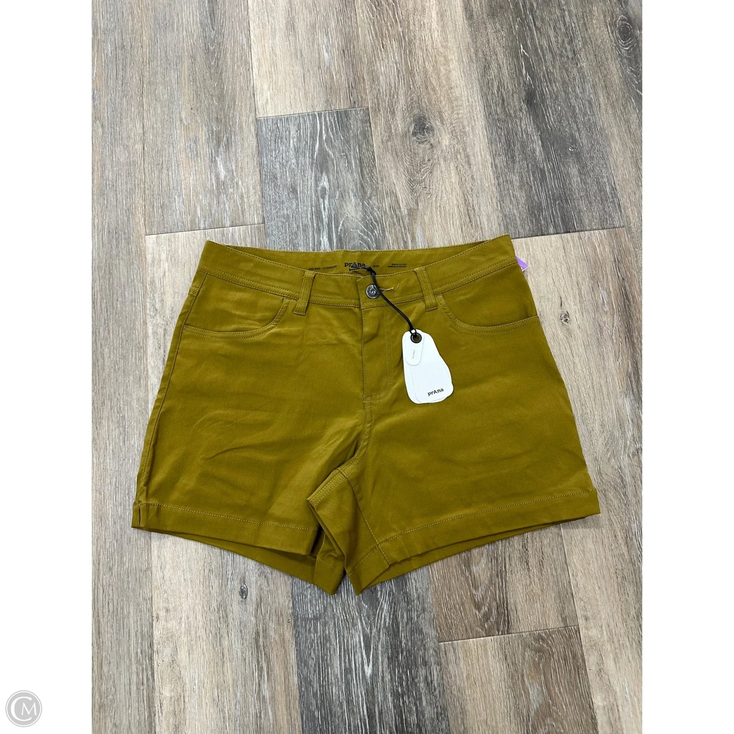 Athletic Shorts By Prana In Green, Size: 4