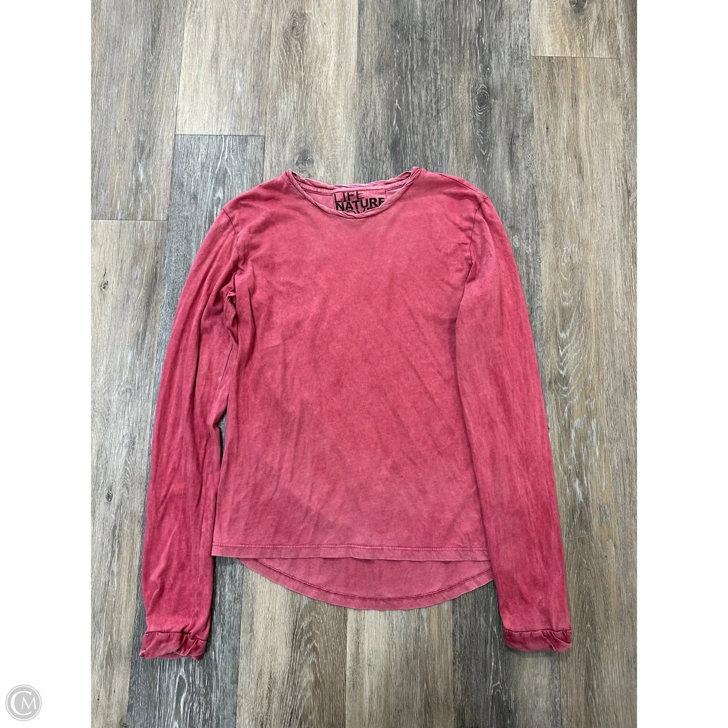 Top Long Sleeve By Freecity In Red, Size: M