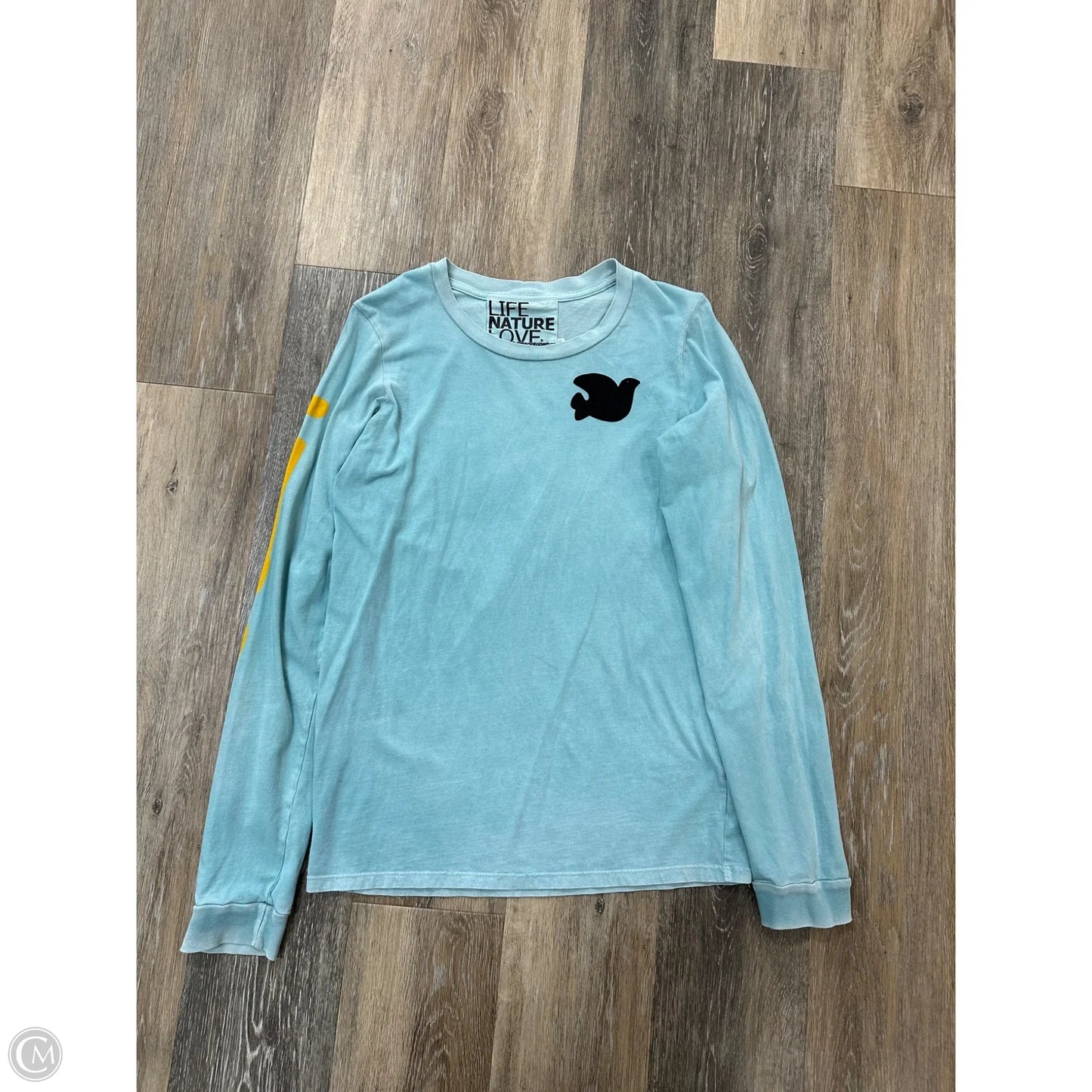 Top Long Sleeve By Freecity In Blue, Size: S