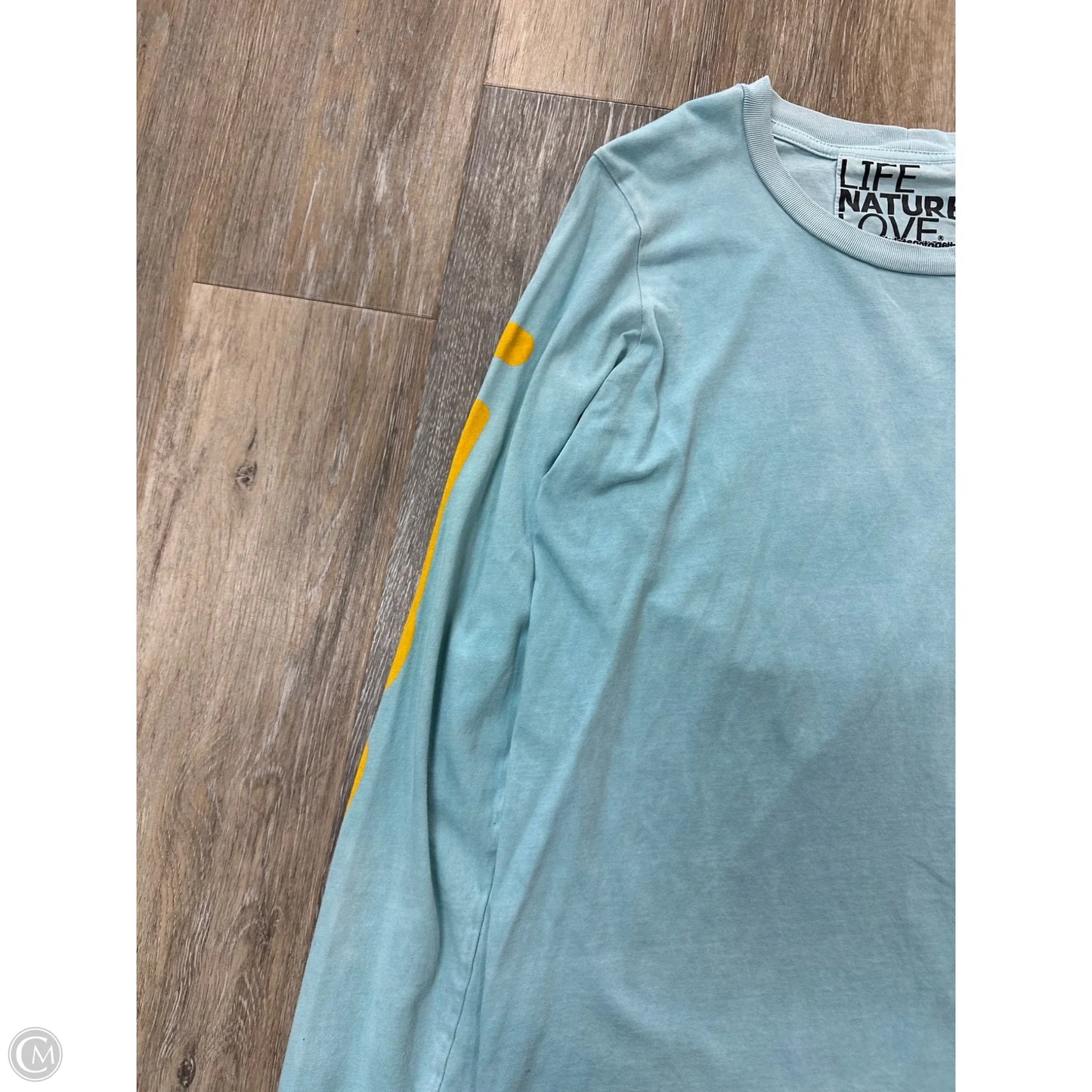 Top Long Sleeve By Freecity In Blue, Size: S