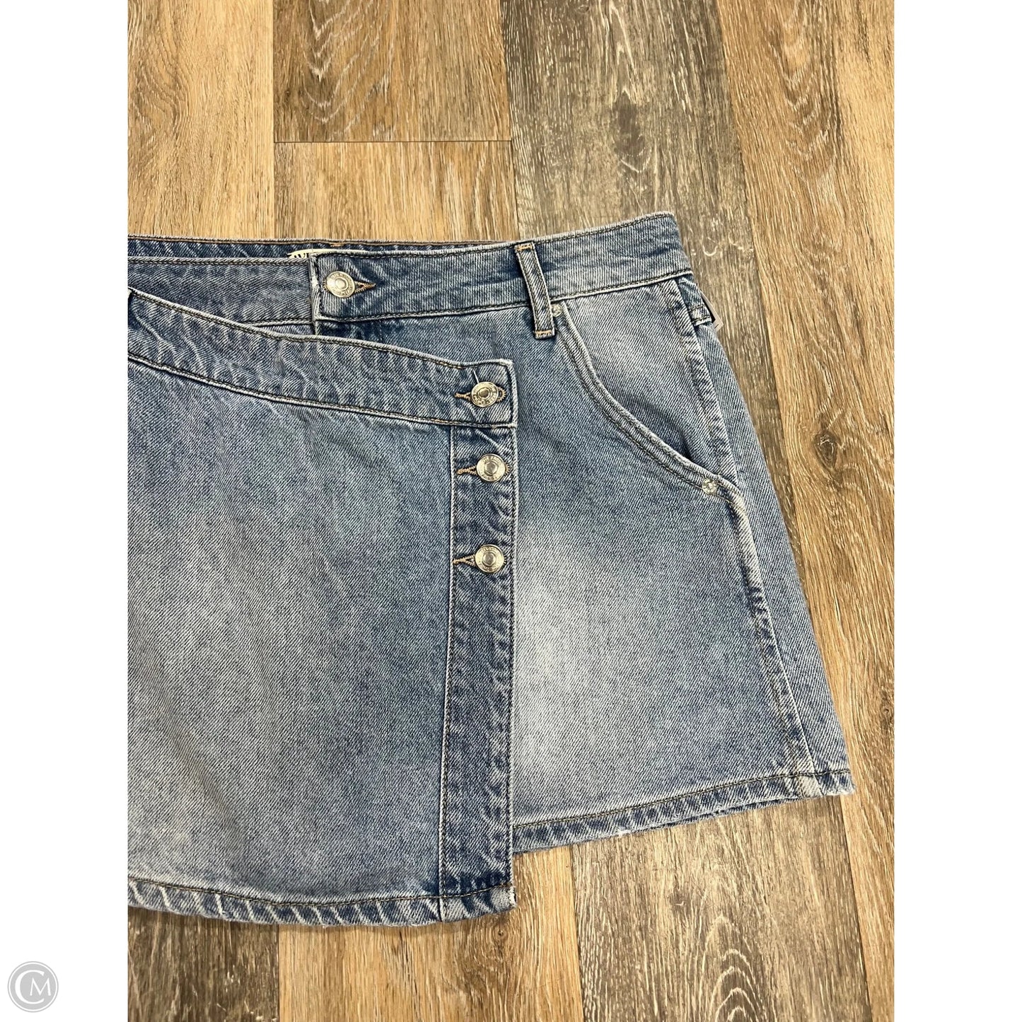Skirt Mini & Short By We The Free In Blue Denim, Size: 8