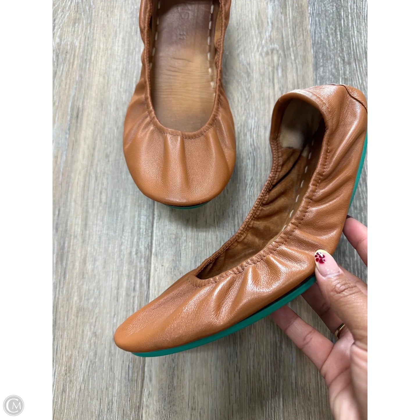 Shoes Flats By Tieks In Brown, Size: 11