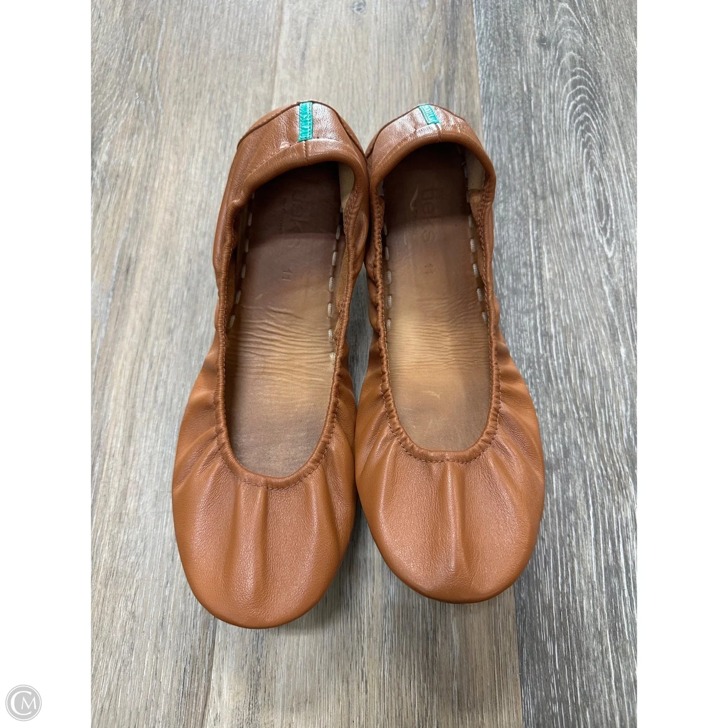 Shoes Flats By Tieks In Brown, Size: 11