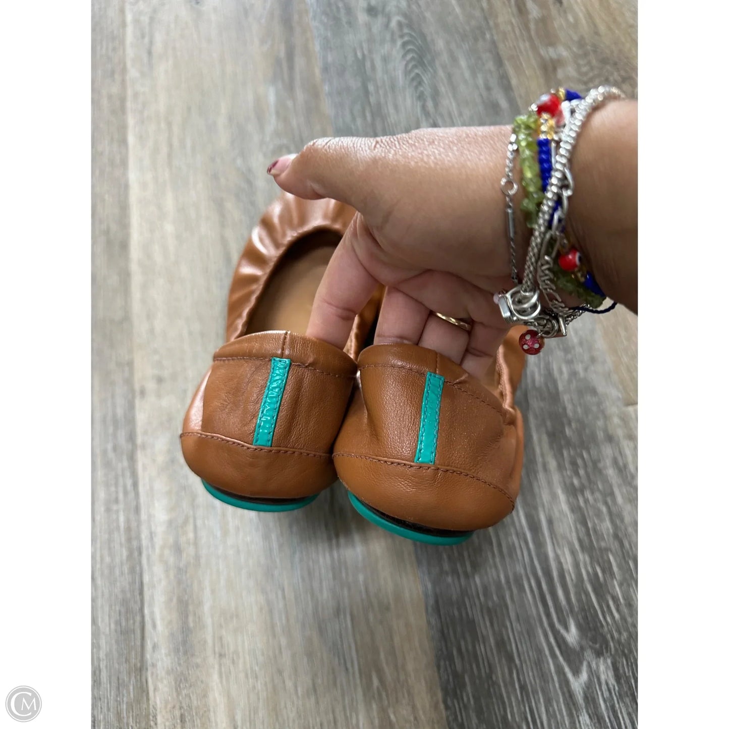 Shoes Flats By Tieks In Brown, Size: 11