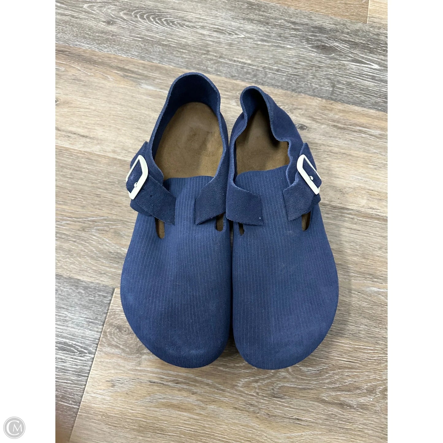 Shoes Flats By Birkenstock In Blue, Size: 11
