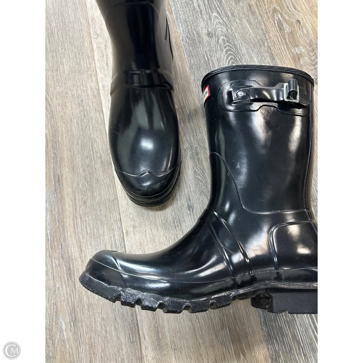 Boots Rain By Hunter In Black, Size: 11