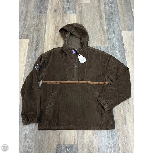 Athletic Sweatshirt Hoodie By Prana In Brown, Size: M (men’s)