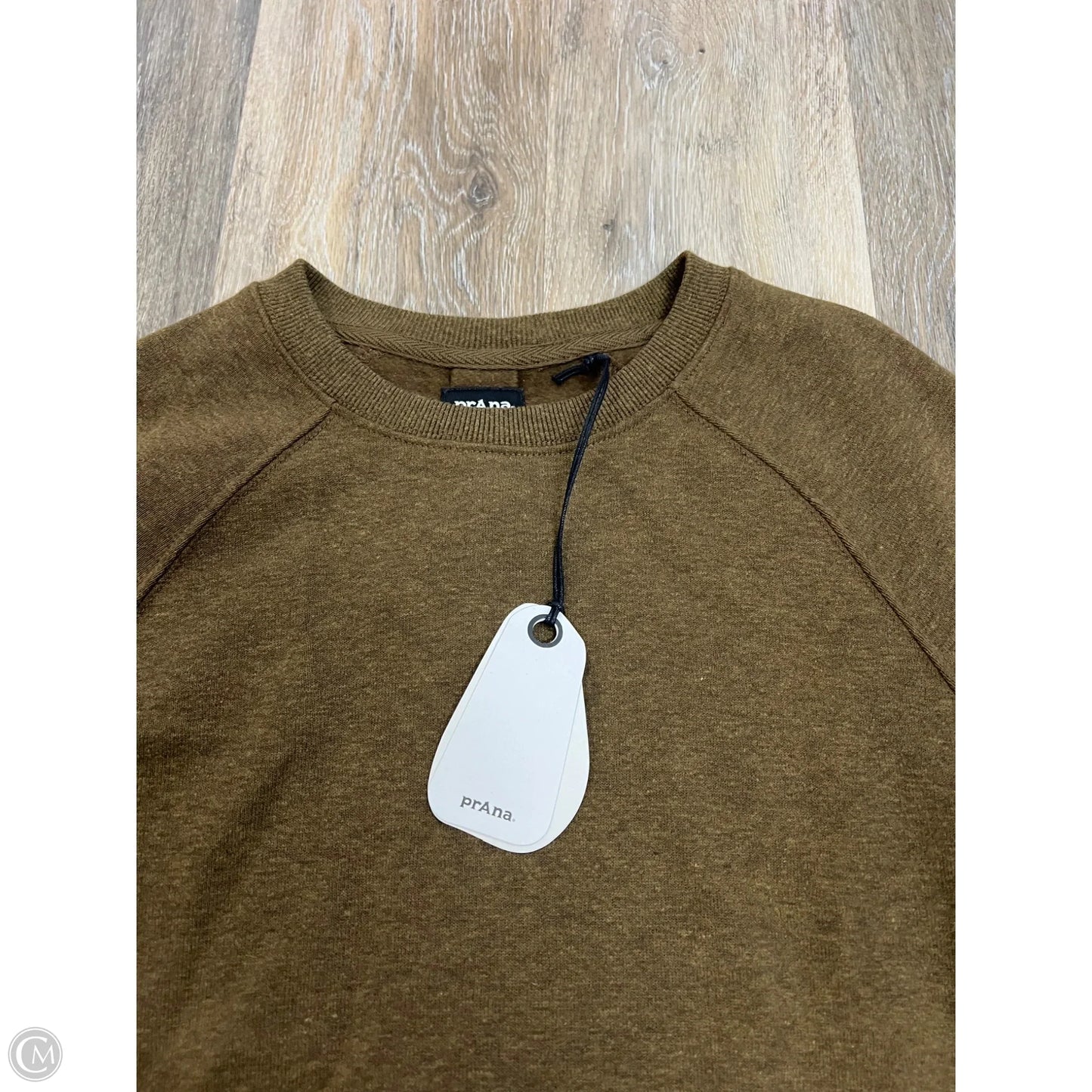 Athletic Sweatshirt Crewneck By Prana In Green, Size: S