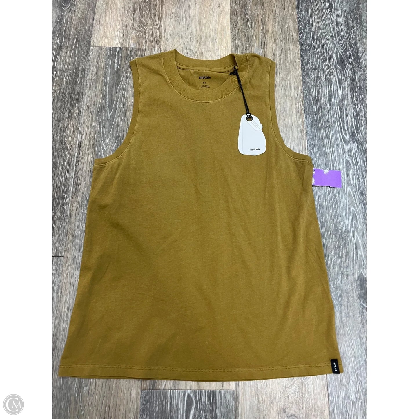 Tank Top By Prana In Gold, Size: S
