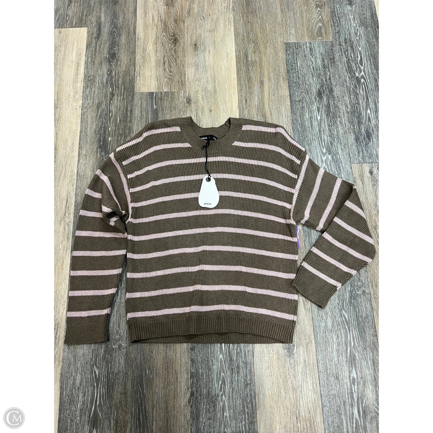 Sweater By Prana In Striped Pattern, Size: S