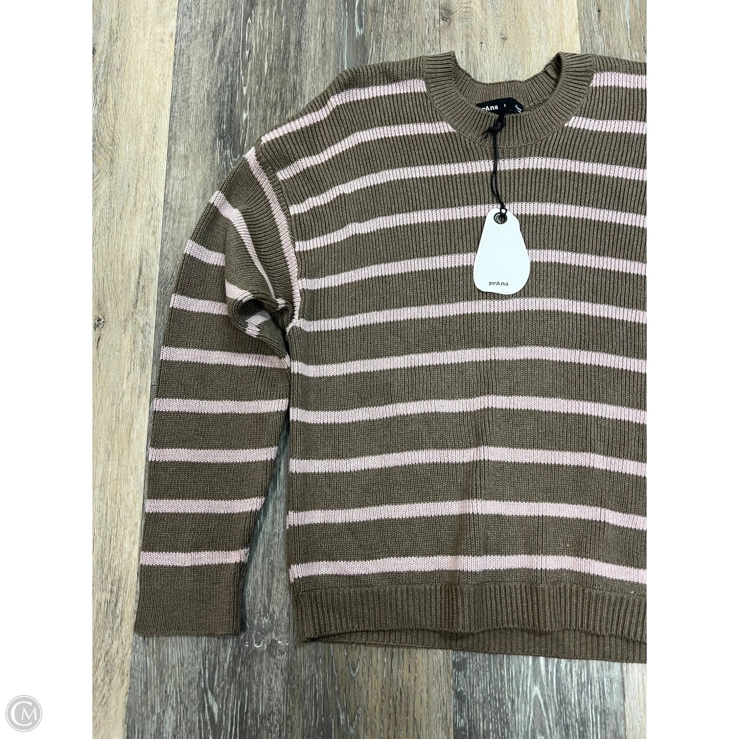Sweater By Prana In Striped Pattern, Size: S
