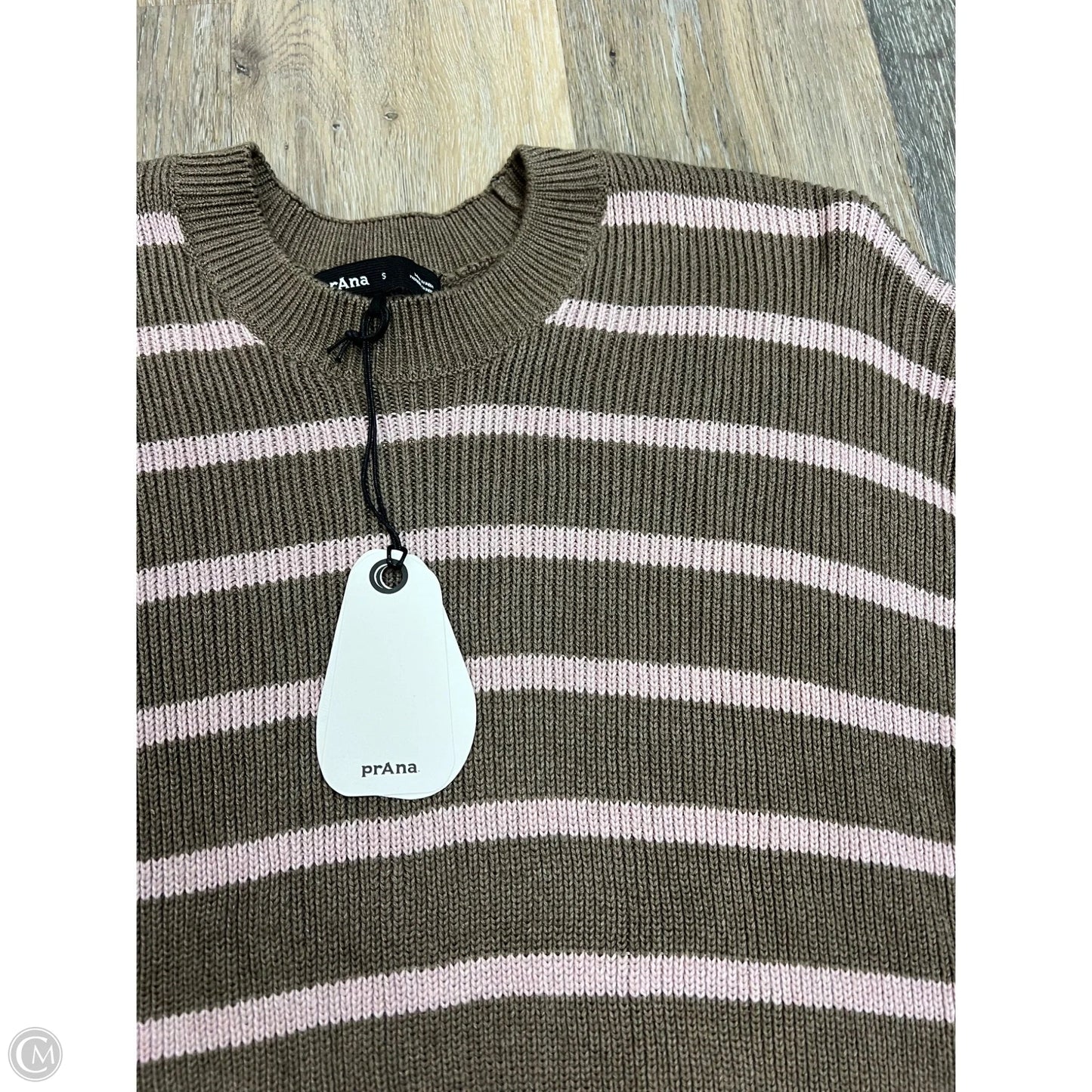 Sweater By Prana In Striped Pattern, Size: S