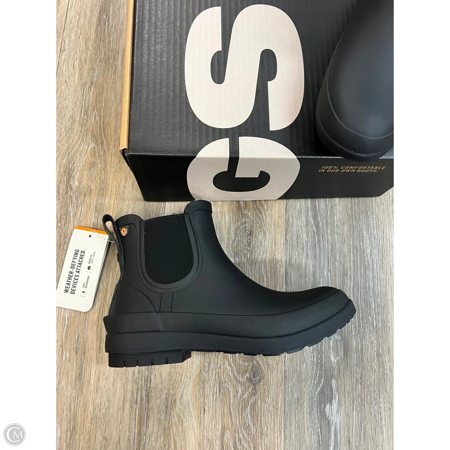 -Boots Rain By Bogs In Black, Size: 7
