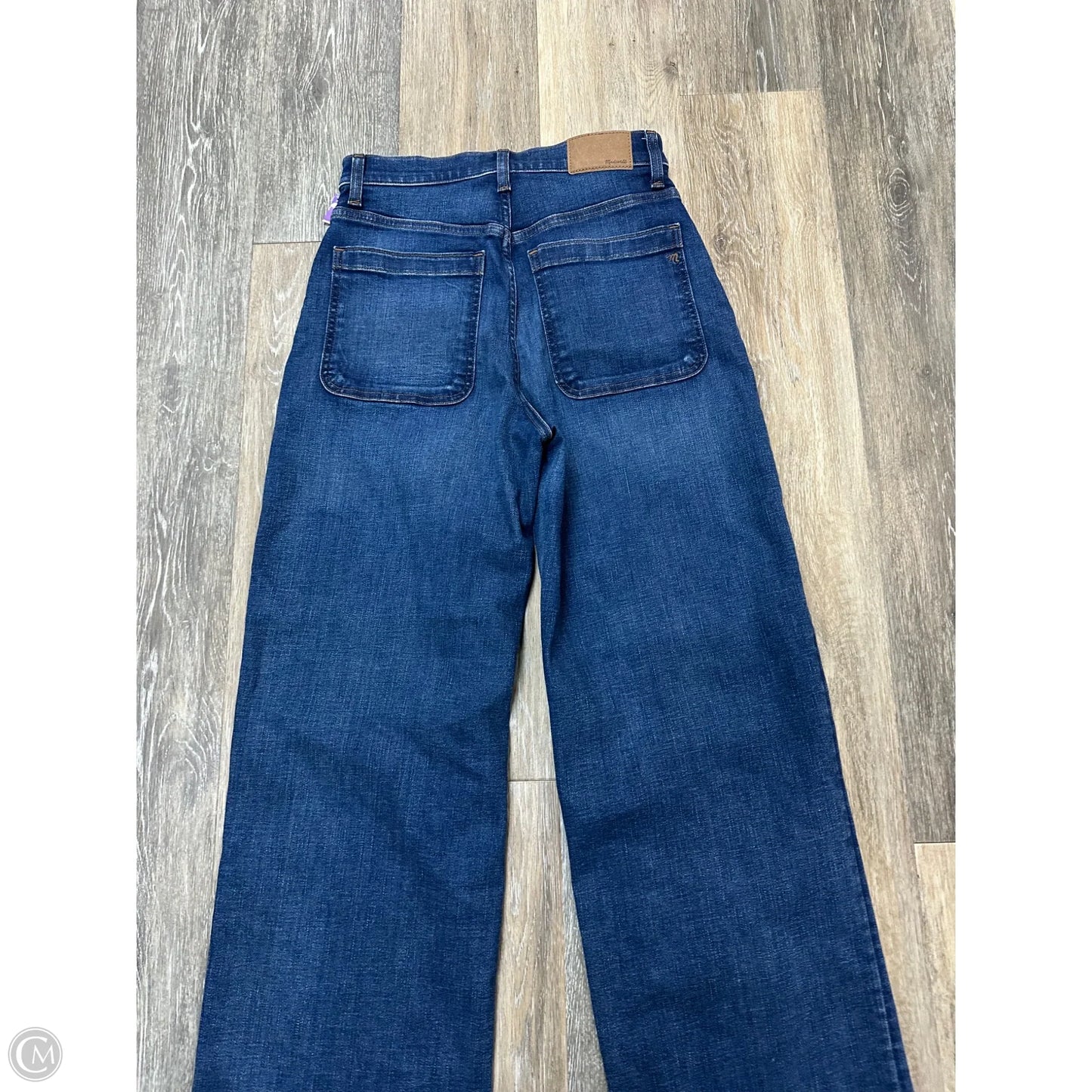 Jeans Wide Leg By Madewell In Blue Denim, Size: 4