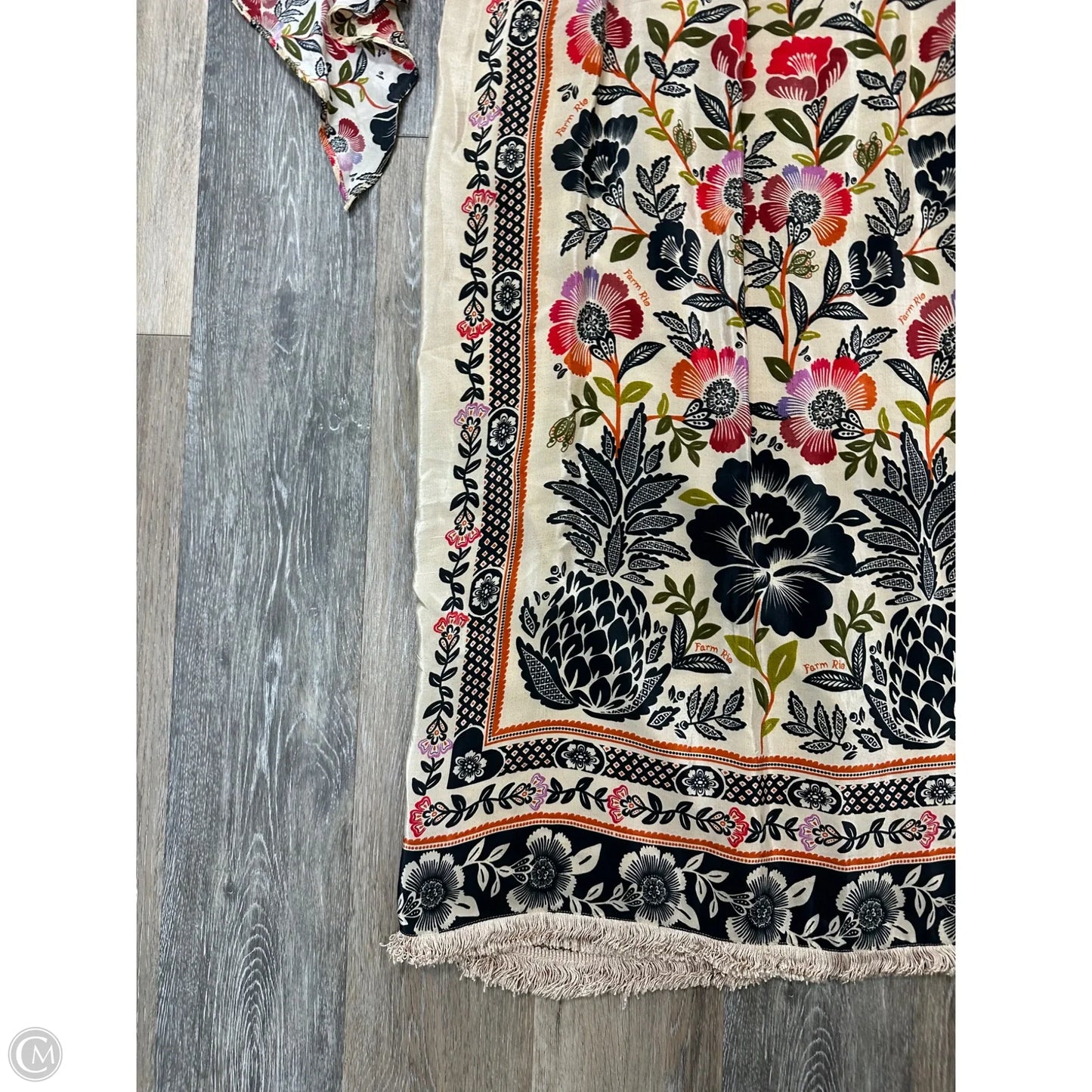 Dress Casual Maxi By Farm Rio In Floral Print, Size: L