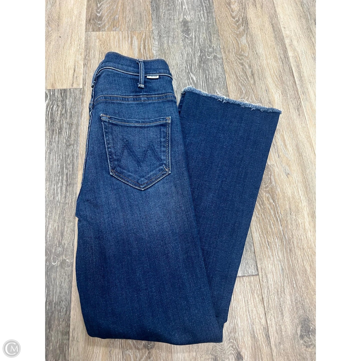 Jeans Cropped By Mother In Blue Denim, Size: 0/24