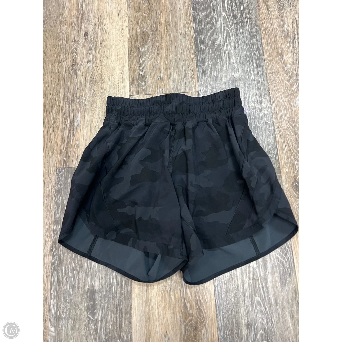 Athletic Shorts By Lululemon In Camouflage Print, Size: 4