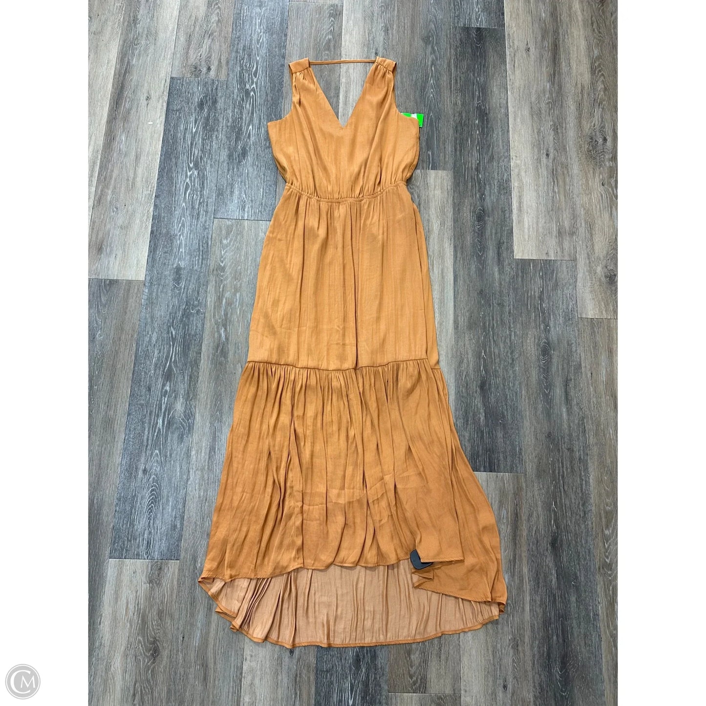Dress Casual Maxi By Banana Republic In Orange, Size: S Tall