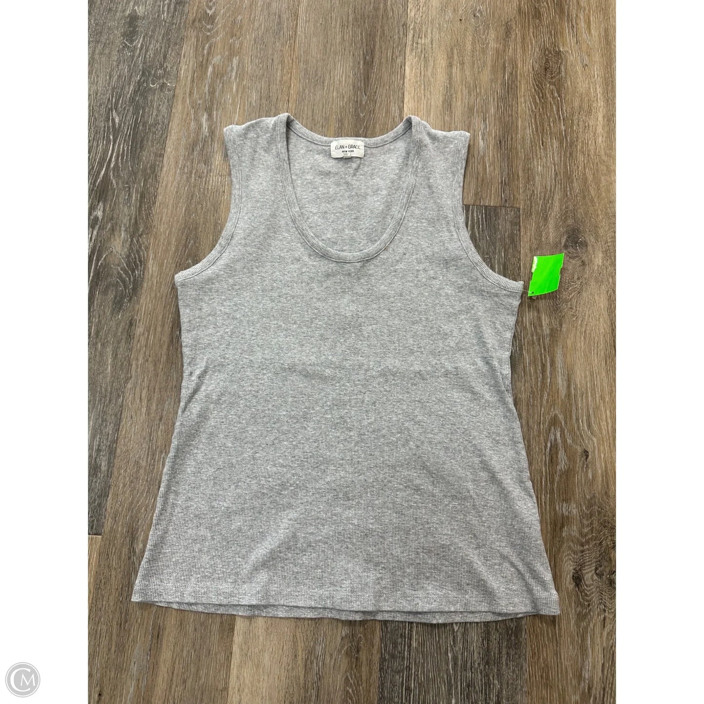 Tank Top By Elan + Grace In Grey, Size: L