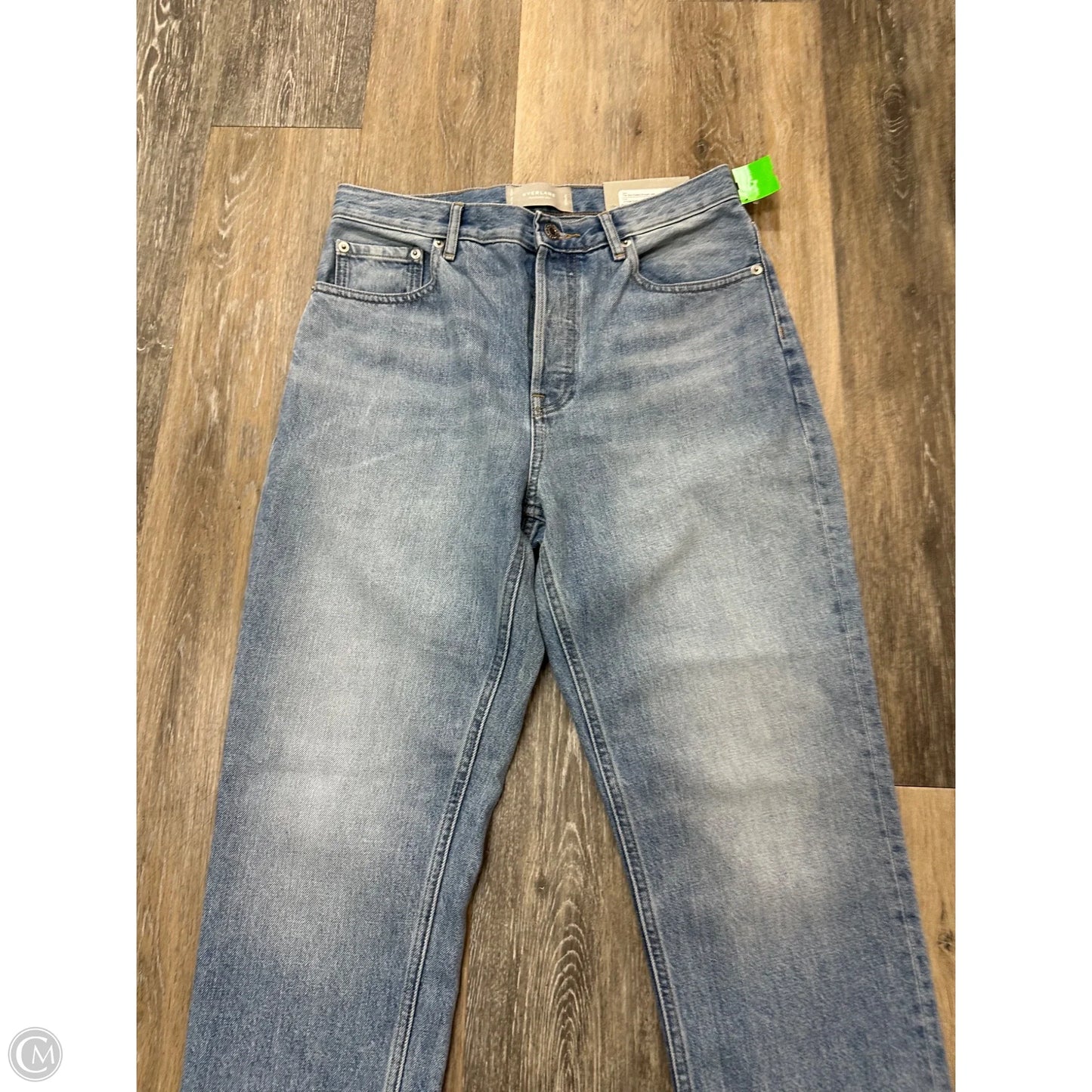 Jeans Straight By Everlane In Blue Denim, Size: 6