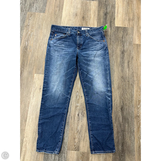 Jeans Boyfriend By Adriano Goldschmied In Blue Denim, Size: 8