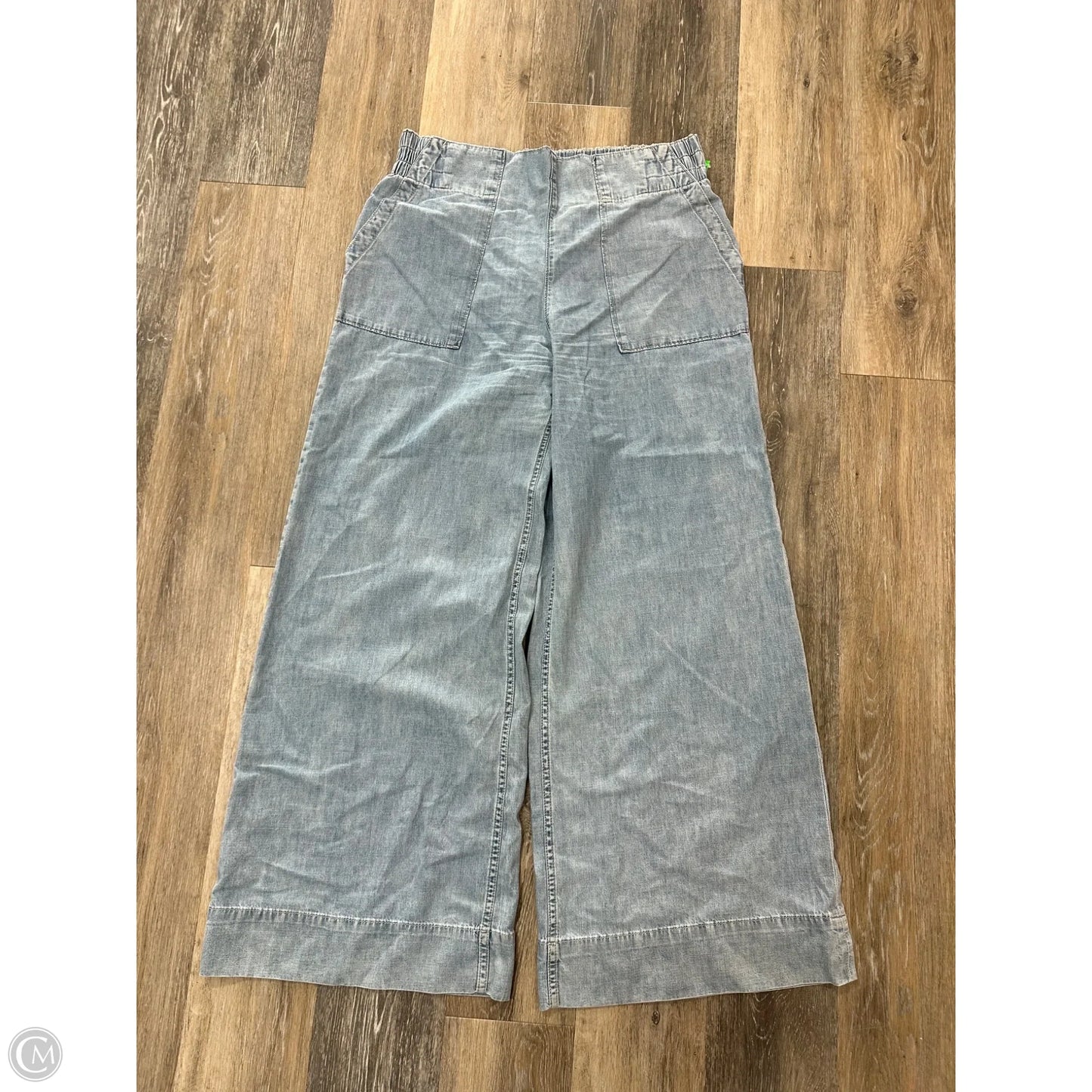 Jeans Wide Leg By We The Free In Blue Denim, Size: L