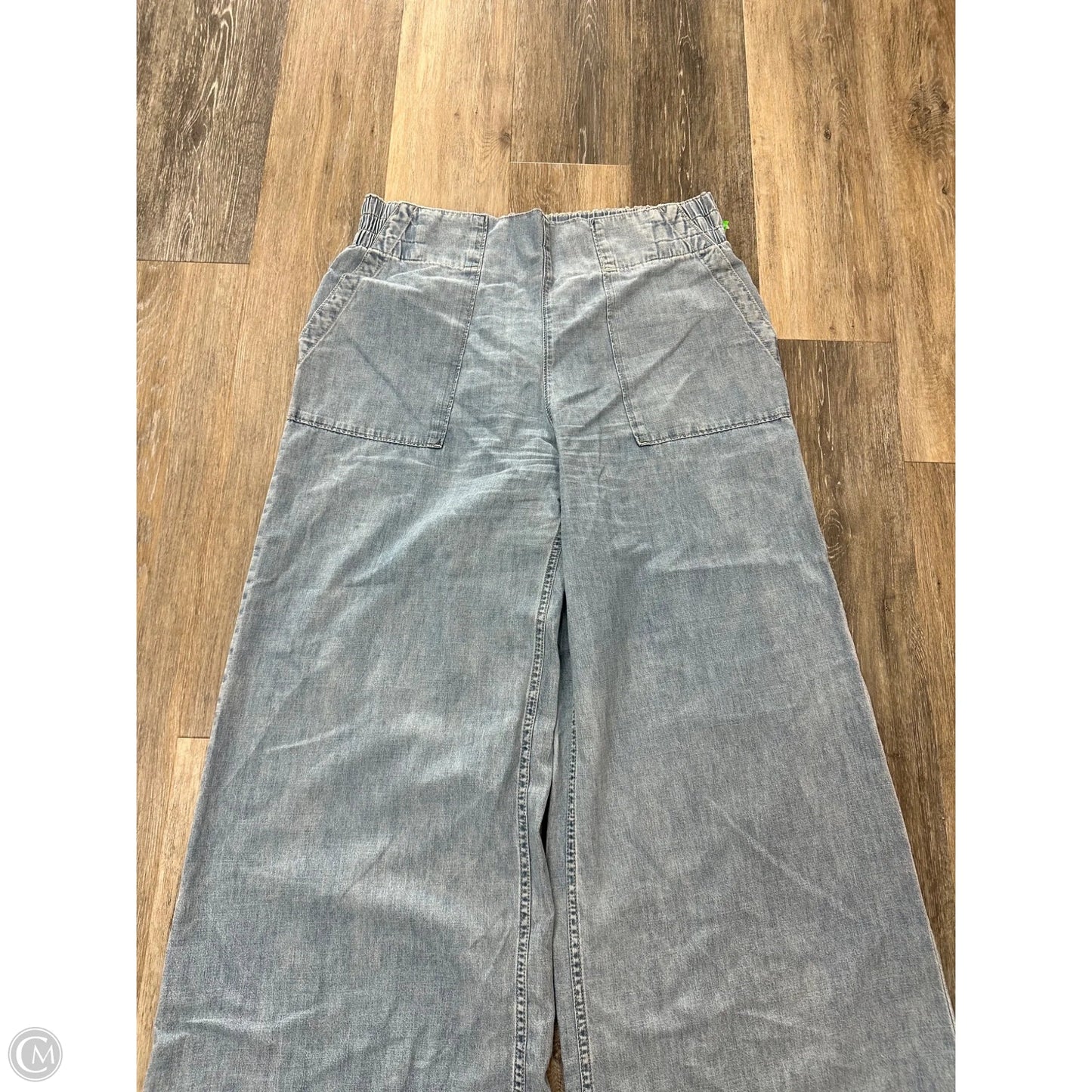 Jeans Wide Leg By We The Free In Blue Denim, Size: L