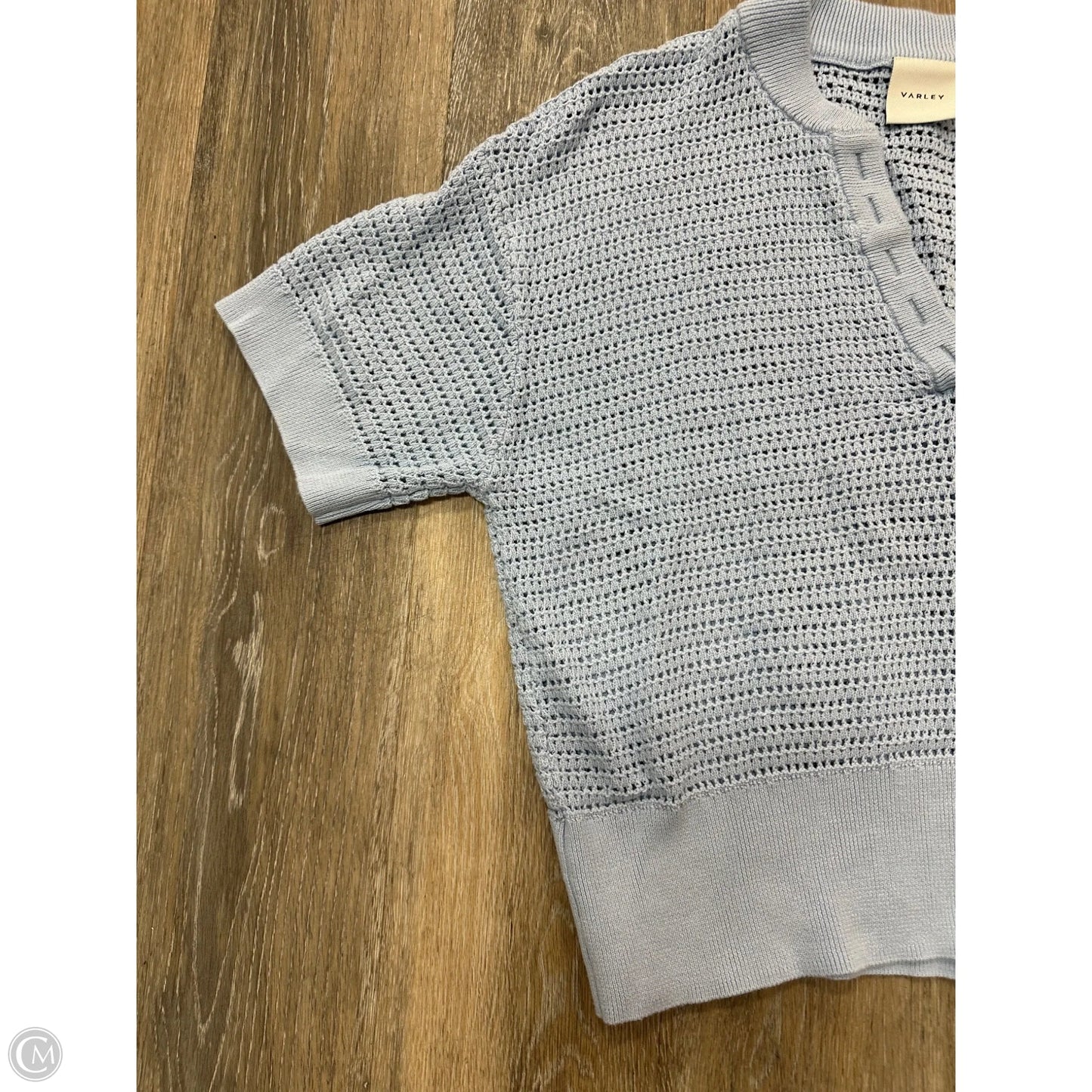 Sweater Short Sleeve By Varley In Blue, Size: L