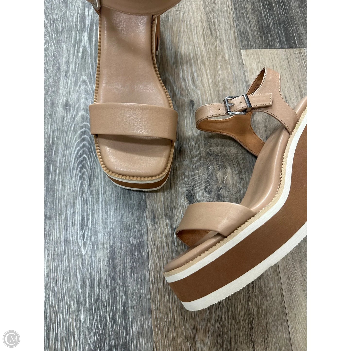 Sandals Heels Block By Dolce Vita In Brown, Size: 10